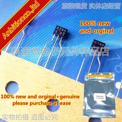 10pcs 100% new and orginal 2SD786 D786 TO-92S 2SD786S-R Silicon NPN Epitaxial Epitaxial Planar NPN Silicon Transistor in stock