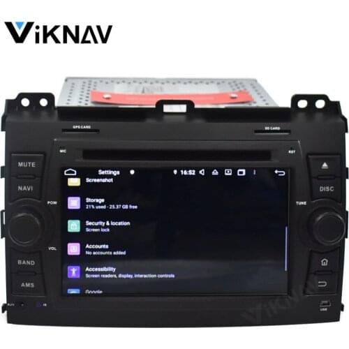 2DIN Android Car radio DVD player FOR LAND CRUISER PRADO 2006-2010 car stereo autoradio auto audio head unit GPS navi