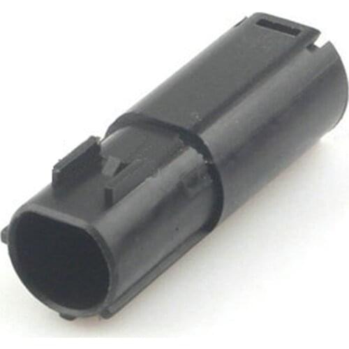 5sets auto 2Pin auto plastic black housing plug female electric wiring cable connector