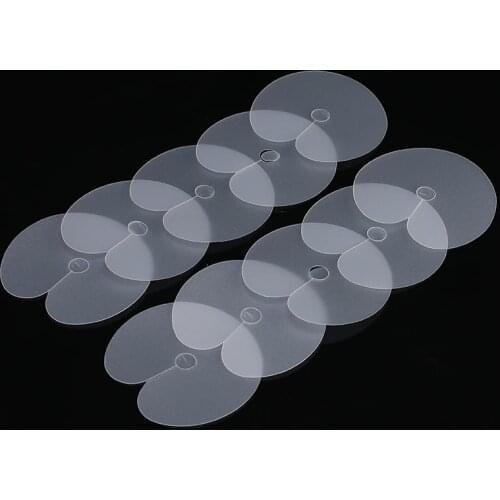 50/150PCS PVC Round Hair Heat Protector Shields Heat Insulation Sheet Protector Shield Scale Hair Extensions Styling Accessories