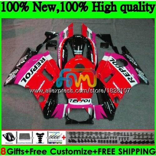 600CC Fairing For HONDA CBR600F3 Repsol red CBR 600 FS 600F3 600FS 3BS.164 CBR600 F3 91 92 93 94 1991 1992 1993 1994 Kit+Tank