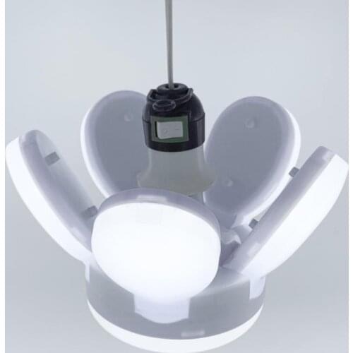 Deformation LED Garage Light E26/E27 Light Folding 5+1 Leaf Light Indoor Lighting Flower Light Chandelier Warm/White