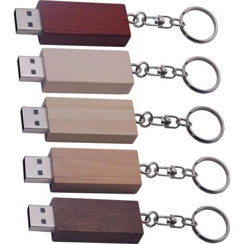 USB 2.0 custom logo Wooden usb flash drive wood batten pen drive 4gb 8gb 16gb 32GB 64gb U disk memory Stick wedding gifts