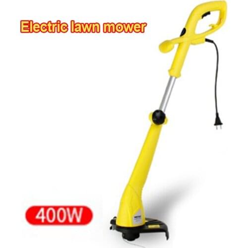 MDTM-400 Height/head angle adjust electric mower small household multi-function lawn mower large area lawn weeder 400W 220V 1pcs