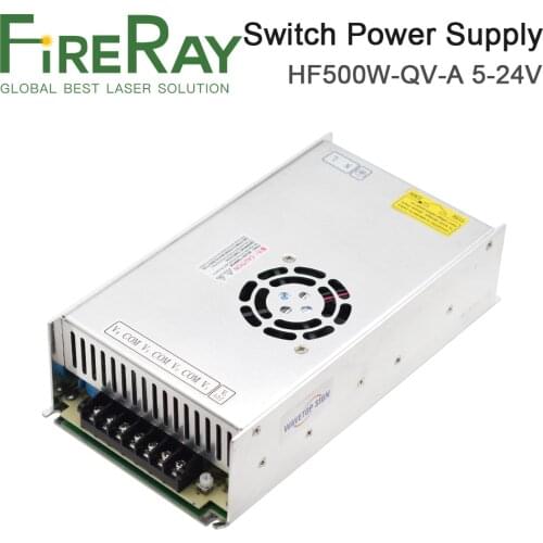 FireRay Switching Power Supply HF500W-QV-A Output 24V15A 15V5A 5V5A Triple Output for Laser Marking Machine