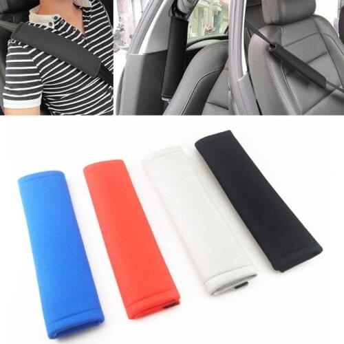 2 PC Car Seat Belt Shoulder Pad Cover Comfort Harness Pads for Hyundai ix35 iX45 iX25 i20 i30 Sonata,Verna,Solaris,Elantra