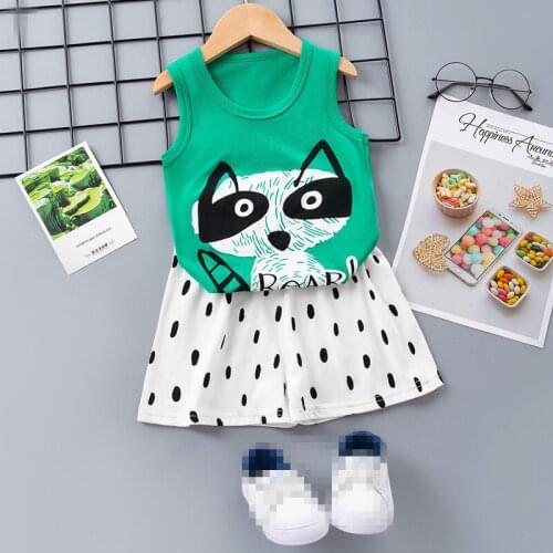 Baby Girls Clothing Set Cartoon Summer Pajamas Baby Boys Homewear Outfits For Boy Girls Pajamas Sets Kids Sleepwear Boys Clothes