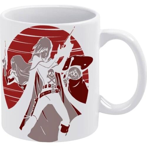 Captain Harlock Mug Creative Mug Colored Porcelain Coffee Cups