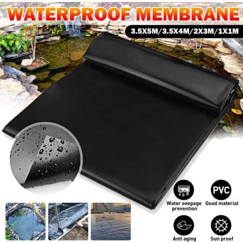 3.5X5m 0.12mm Fish Pond Liner Cloth Home Garden Pool Reinforced Heavy Duty Landscaping Pool Waterproof Membrane Liner Cloth