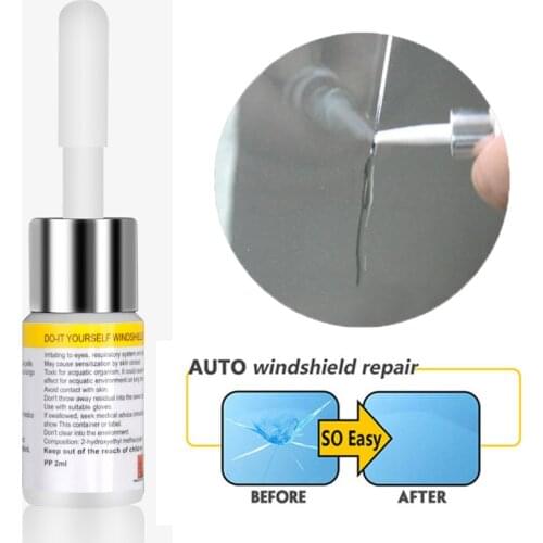 Car Window Glass Repair Fluid Car Repair Fluid Automotive Glass Nano Repair Fluid Repair Tool Kit Car Tools Glass Crack Scratch