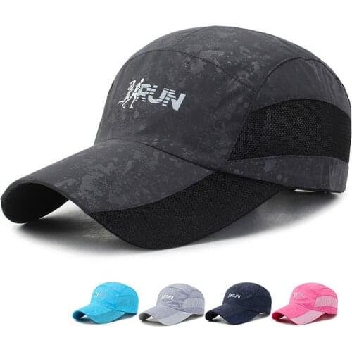 New Summer Breathable Ultra-Thin Quick Drying Women Mens Baseball Cap Outdoor Sports Fishing Travel Climbing Cycling Hat A155
