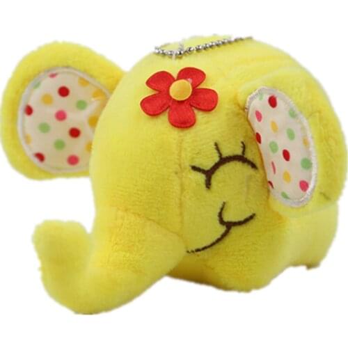 NEW Elephant Plush Stuffed Animal Toys , 12CM Soft Key Chain Plush TOY DOLL