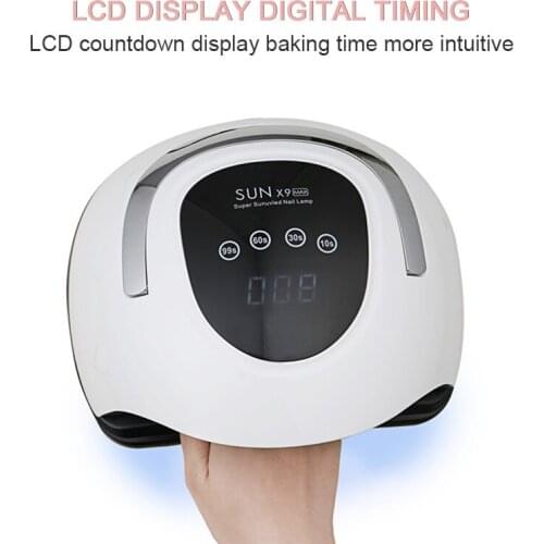 Professional UV LED Lamp For Nail Dryer Manicure SUN X9 MAX Nail Lamp UV Gel Varnish Nail With Motion Sensing Lamp for Manicure