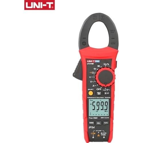 UNI-T UT219E Professional Clamp Meter Dustproof, Waterproof True RMS Digital Ammeter LoZ Voltage Measurement 5Times Sampling