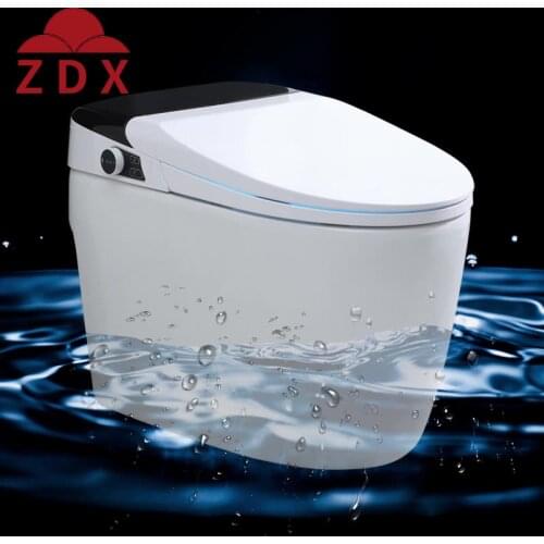 Factory direct high-quality smart one-piece toilet with white lid