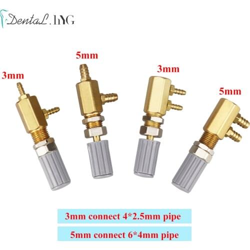 Dental Air Water Control Switch Valve Regulating Control Valve 3mm/5mm Dental Chair Turbine Unit Repair Tool Spare Parts