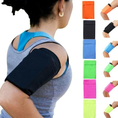 Unisex Running Arm Band Bag Outdoor Sports Gym Fitness Jogging Armband Mobile Phone Holder Case Cover Wrist Bag h