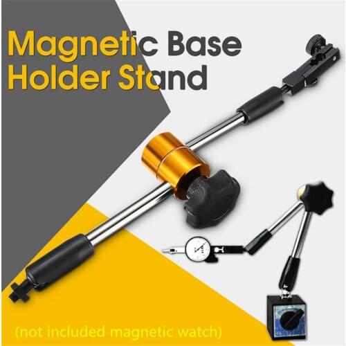 Universal Magnetic Metal Base Holder Stand Dial Test Indicator Flexible Tool Kit with Fine Adjustment Thread M8
