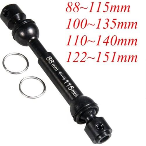 Universal Metal Trasmission Shaft For Axial SCX10/Wraith F350 GMADE R1 RC Crawler Truck 88-115/100-135/110-140/122-151mm