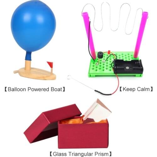 STEM science experiment toys Kids Educational Physics Science Toys DIY Electric Game scientific experiments games for Children