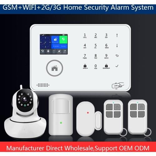 WIFI+GSM 2G/3G Home Security Alarm System APP Remote Control