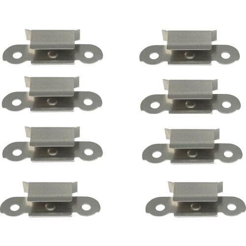 8PCS 3D Printer Accessories hot Bed Glass Plate Fixing Clip, Suitable for Ultimaker 2 3D Printer Accessories Compatible (8 pcs)