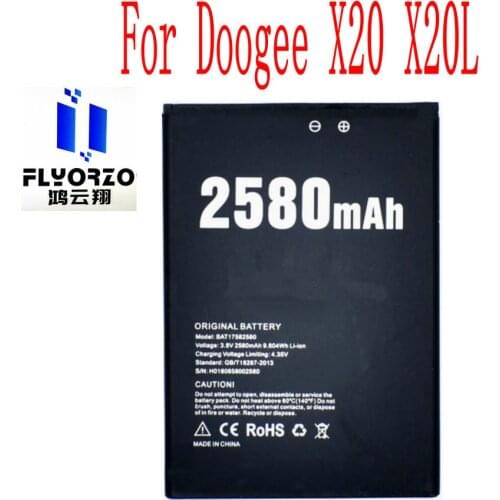 100% Brand new High Quality 2580mAh BAT17582580 Battery For Doogee X20 X20L Mobile Phone
