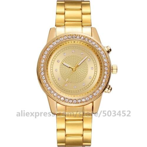 100pcs/lot Hot Sells No Logo Zirconia Scale High Grade Wrist Watch Glitter Watch Strap For Wen Gifts Factory Price Watches