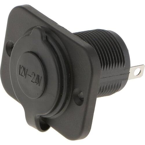 12V-24V Motorcycle Waterproof Lighter Socket Power Outlet Plug
