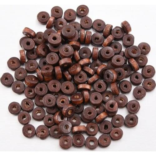 300Pcs/lot Natural Wood Beads Jewelry Making Wooden Loose Bead for DIY Necklace Bracelet