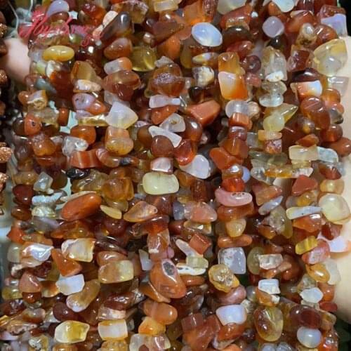 4x6-6x8mm Freeform Irregular Red Carnelian Chip Natural Stone Beads For Necklace Bracelats DIY Jewelry Making 34" Free Shipping