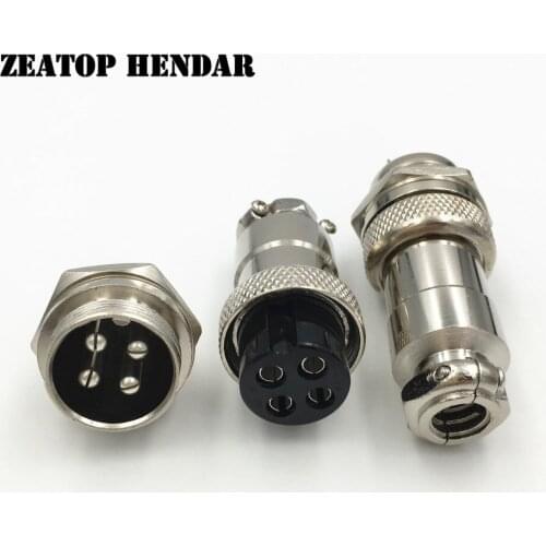 5Set GX20 2 3 4 5 6 7 8 9 10 12 14 P Pin Aviation Connector 20mm Male Female Wire Socket Plug Push-pull Circular Quick Connector