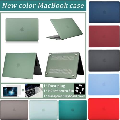 New 2021 Laptop Case For MacBook M1 Chip Air A2337 A2179 A1466 Pro Retina 13 A2338 A2289 A2251 12 15 16 Inch Touch Bar ID Cover