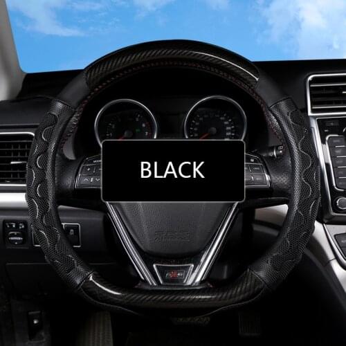 D Type Car Steering Wheel Cover Wrap For Geely Atlas 2016 - 2021 Coolray I 2020 2021 Emgrand 7 2018 - 2021 Emgrand GT 2015- 2021