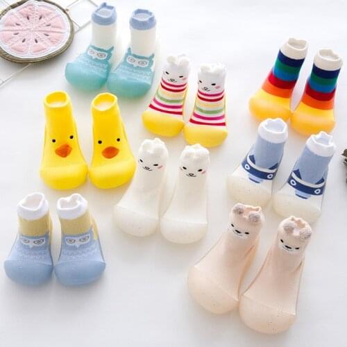 Baby shoes girls Baby boy toddler sock shoes non-slip baby girl cotton floor socks shoes baby cartoon socks