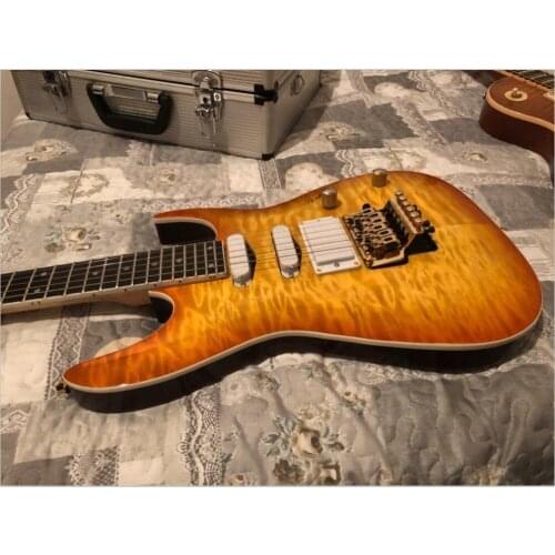 22 or 24 frets Pensa Custom electric guitar Cherry red sunburst SSH pickups Pensa guitar free shipping MK1 guitarra