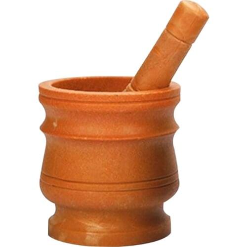 Granite Pestle & Mortar Set Stone Herb Spice Grinder Solid Grinder Cooking Set 37MF