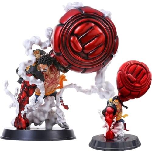 Anime One Piece Figure Doll Big Hand Luffy GK Wano Country Great Ape King PVC Movable Doll Statue Model Collection Toy