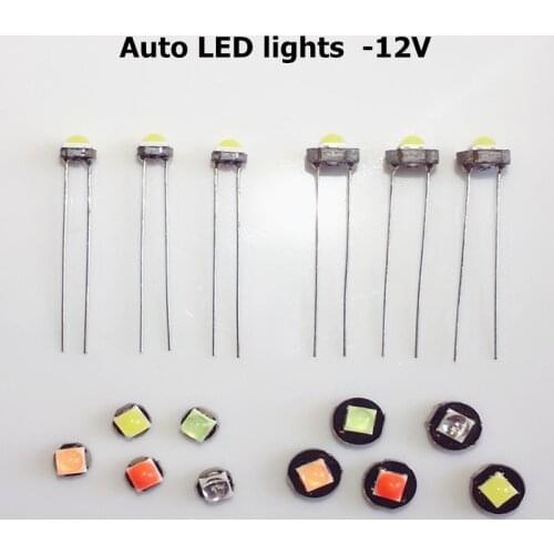 10 pcsT3 T4.2 T4.7 T5 led car dashboard light instrument automobile door Wedge Gauge reading lamp bulb 12V led smd Car Styling