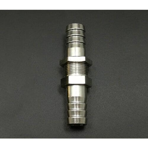 6mm 8mm 10mm 12mm 14mm 16mm Hose Barb Bulkhead Brass Barbed Tube Pipe Fitting Coupler Connector Adapter