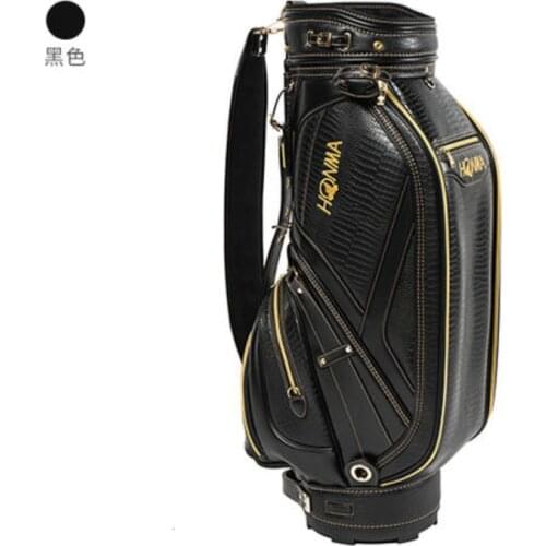 Men New HONMA Golf Bag High Quality PU Golf Standard Bag Black 9.5 Inch Clubs Golf Cart Ba