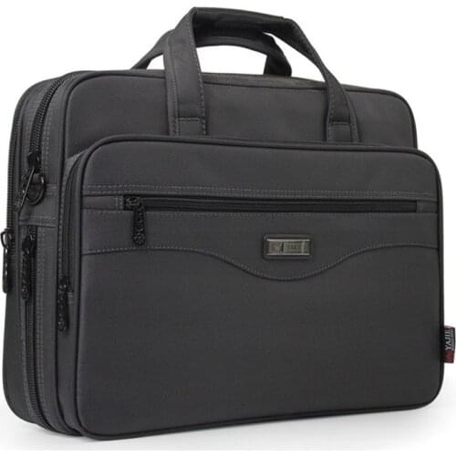 Men Oxford Laptop Bag High Quality Travel Computer Briefcases Man Handbags Male Multi-function Waterproof Messenger Bags Single
