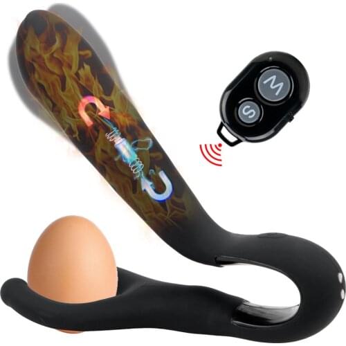 Heating Prostate Massager Sex Toys for Man Women Butt Plug Anus Stimulation Vibrators G-spot Stimulator Anal Plug Vibrator