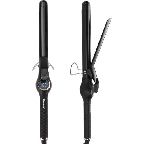 New unisex 3 size hair curler ceramic hair curler iron LCD digital display hair curlers