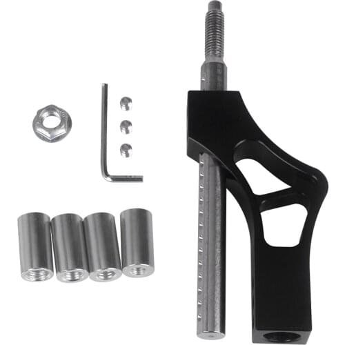 Adjustable Gear Shift Knob Extender Height Lever Extension Car Gear Shifter Extender Kit with 4 Adapters Car Accessories