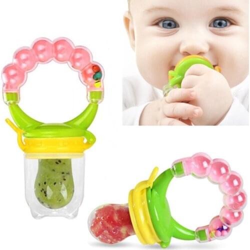 1pcs Colour Nipple Fresh Food Milk Nibbler Feeder Feeding Safe Baby Supplies Nipple Teat Pacifier Bottles Baby Pacifier