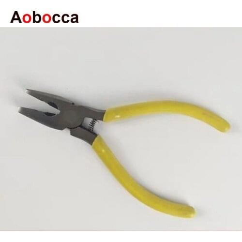 Aobocca Special Pliers For Traceless Hair Splicing Small Pliers With Pointed Mouth Convenient And Compact Nano Hair Detaching
