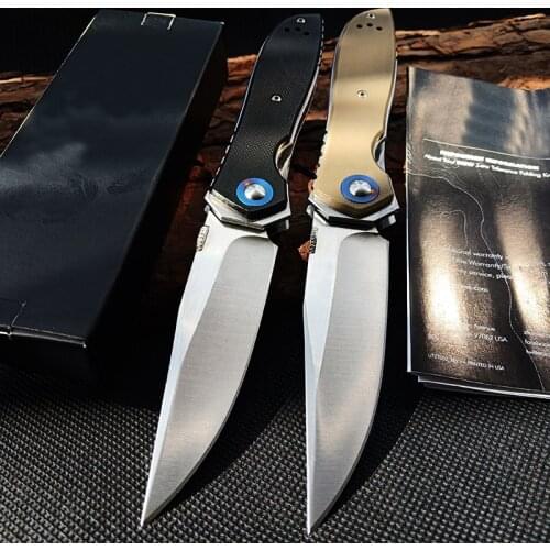ZT 0640 G10 handle Pocket Folding Knife CPM20CV Rescue Survival Hand tools Outdoor Camping EDC Tactical Huinting knife CS GO