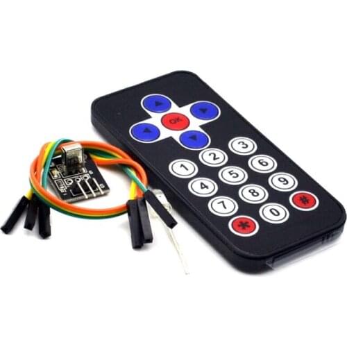 Smart Electronics Hot Sale Black Infrared IR Wireless Remote Control Module Kits for arduino DIY Kit