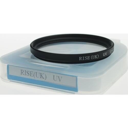10pcs/lot RISE(UK) 62mm Ultra-Violet UV lens Filter Protector+box for Nikon Canon Sony Pentax Sigma OM